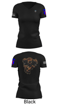 B Co 277 ASB ASES Section 28797933 Women's Short Sleeve V-neck Shirt - 28