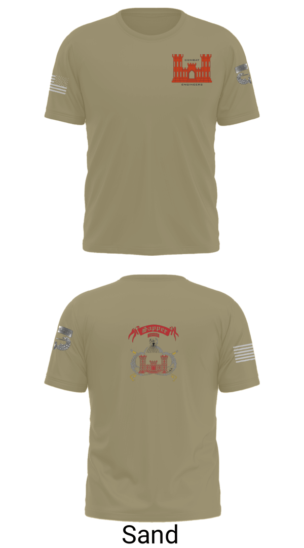 Old School Cotton Feel Shirt, 1138th SAPPER Company, Army, Teamtime, Team time, sublimation, custom sports apparel, team uniforms, spirit wear, spiritwear, sports uniforms, custom shirts, team store, custom team store, fundraiser sports, apparel fundraiser