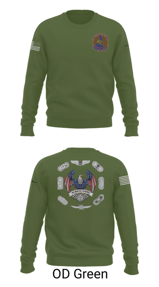 Crew Neck Sweatshirt, 22nd OSS, Air Force, Teamtime, Team time, sublimation, custom sports apparel, team uniforms, spirit wear, spiritwear, sports uniforms, custom shirts, team store, custom team store, fundraiser sports, apparel fundraiser