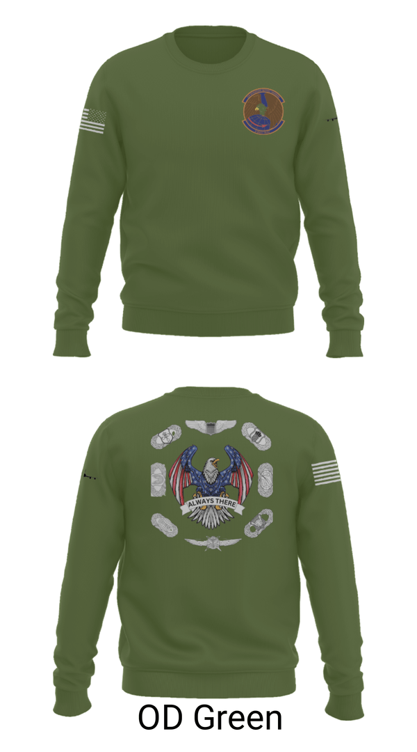 Crew Neck Sweatshirt, 22nd OSS, Air Force, Teamtime, Team time, sublimation, custom sports apparel, team uniforms, spirit wear, spiritwear, sports uniforms, custom shirts, team store, custom team store, fundraiser sports, apparel fundraiser