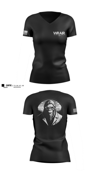 Womens Short Sleeve Vneck Shirt, Walter Reed Army Institute of Research - West, , Teamtime, Team time, sublimation, custom sports apparel, team uniforms, spirit wear, spiritwear, sports uniforms, custom shirts, team store, custom team store, fundraiser sports, apparel fundraiser