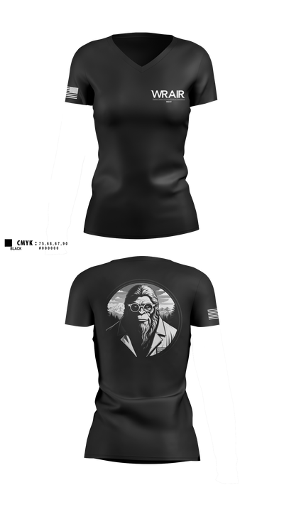 Walter Reed Army Institute of Research - West 71729824 Women's Short Sleeve V-neck Shirt - 2