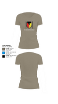 9th Comm Service company 88104614 Women's Short Sleeve V-neck Shirt - 64