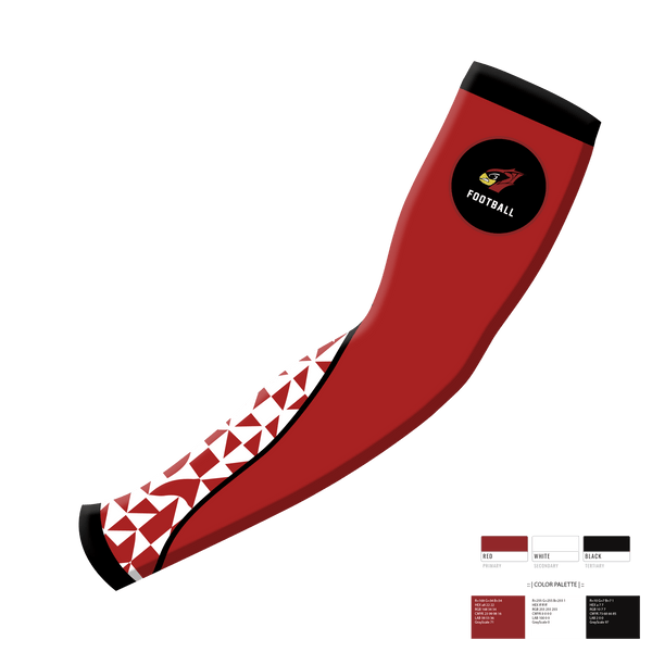 Arm Sleeve, Del valle cardinals, Football, Teamtime, Team time, sublimation, custom sports apparel, team uniforms, spirit wear, spiritwear, sports uniforms, custom shirts, team store, custom team store, fundraiser sports, apparel fundraiser