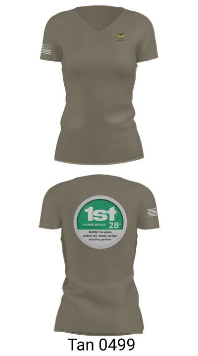 28th MP Company 42431415 Women's Short Sleeve V-neck Shirt - 65
