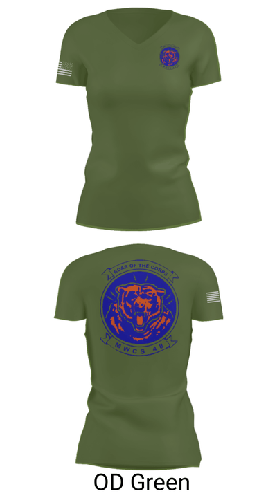 MWCS -48 31061613 Women's Short Sleeve V-neck Shirt - 48