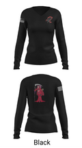 A Co. 152 BEB 67223889 Women's Long Sleeve V-neck Shirt - 37