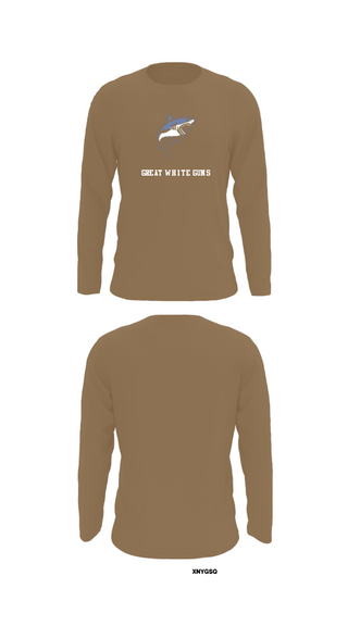 Long Sleeve Performance Shirt, Great white guns, Marines, Teamtime, Team time, sublimation, custom sports apparel, team uniforms, spirit wear, spiritwear, sports uniforms, custom shirts, team store, custom team store, fundraiser sports, apparel fundraiser