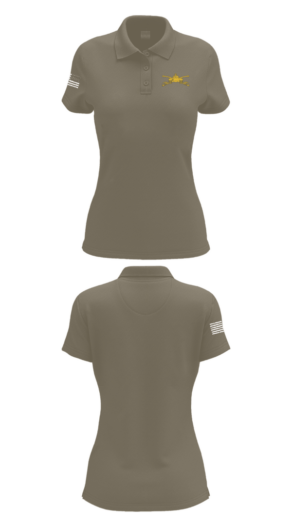 Women's Short Sleeve Performance Polo, Greywolf, Army, Teamtime, Team time, sublimation, custom sports apparel, team uniforms, spirit wear, spiritwear, sports uniforms, custom shirts, team store, custom team store, fundraiser sports, apparel fundraiser