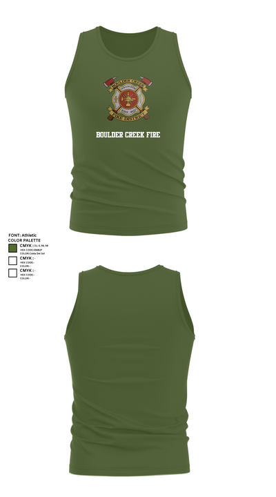 Boulder creek fire 92680239 Tank Top - 59