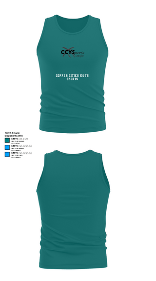Tank Top, Copper Cities Youth Sports, Spirit Store, Teamtime, Team time, sublimation, custom sports apparel, team uniforms, spirit wear, spiritwear, sports uniforms, custom shirts, team store, custom team store, fundraiser sports, apparel fundraiser