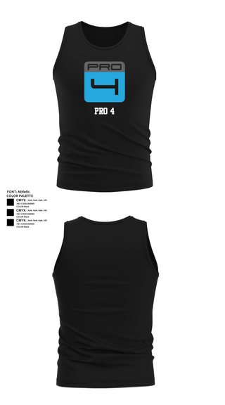 Tank Top, Pro 4, , Teamtime, Team time, sublimation, custom sports apparel, team uniforms, spirit wear, spiritwear, sports uniforms, custom shirts, team store, custom team store, fundraiser sports, apparel fundraiser