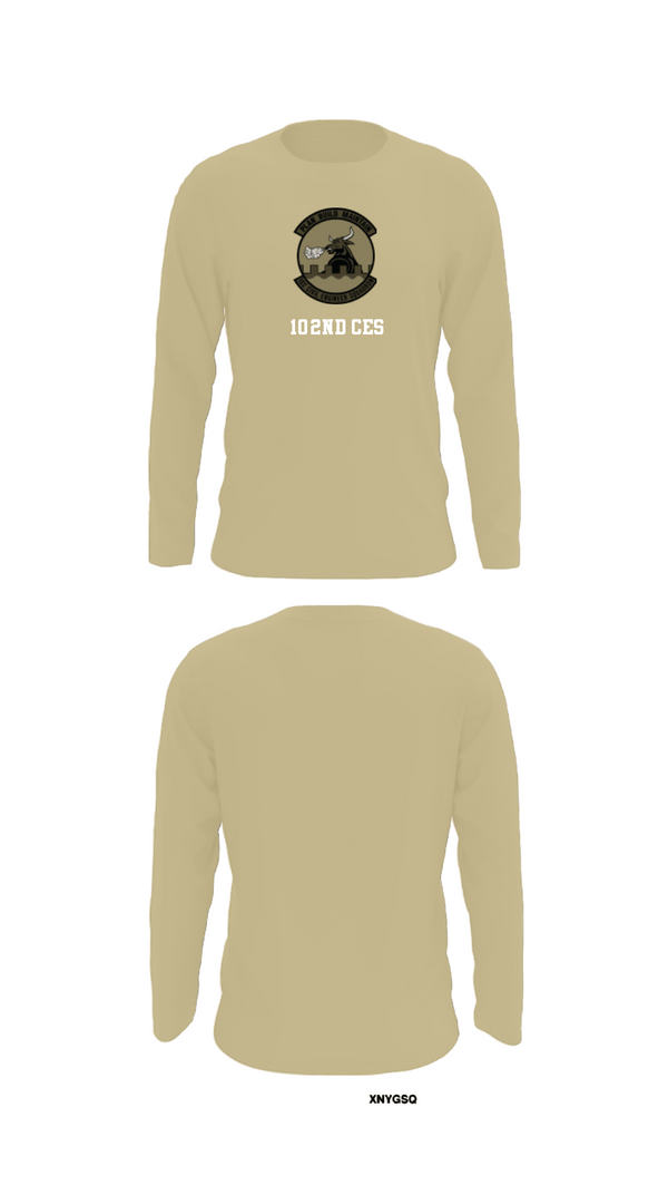 Long Sleeve Performance Shirt, 102nd CES, Air Force, Teamtime, Team time, sublimation, custom sports apparel, team uniforms, spirit wear, spiritwear, sports uniforms, custom shirts, team store, custom team store, fundraiser sports, apparel fundraiser