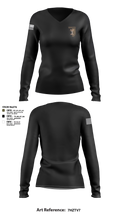 SichZg 36313708 Women's Long Sleeve V-neck Shirt -1 3