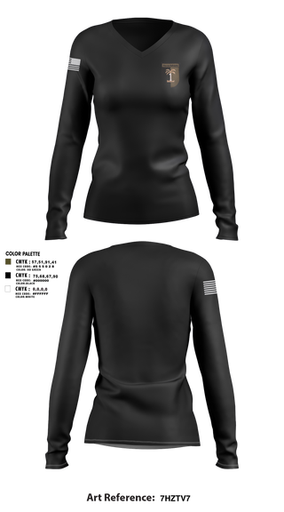 Womens Long Sleeve Vneck Shirt 1, SichZg, Army, Teamtime, Team time, sublimation, custom sports apparel, team uniforms, spirit wear, spiritwear, sports uniforms, custom shirts, team store, custom team store, fundraiser sports, apparel fundraiser