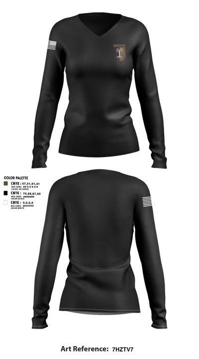 SichZg 36313708 Women's Long Sleeve V-neck Shirt -1 3