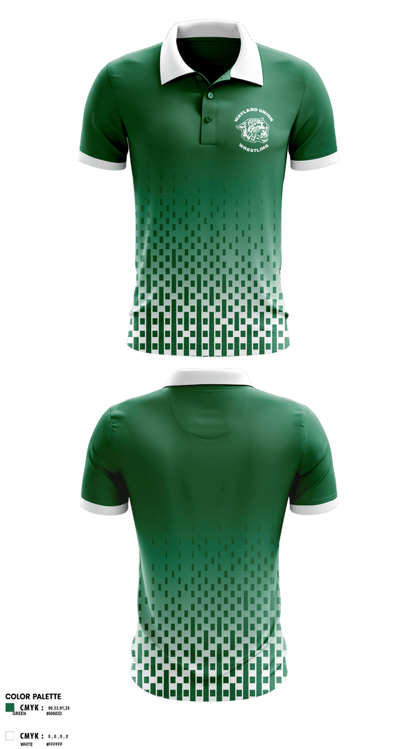 Short Sleeve Performance Polo, Wayland Union Middle School Wrestling, Wrestling, Teamtime, Team time, sublimation, custom sports apparel, team uniforms, spirit wear, spiritwear, sports uniforms, custom shirts, team store, custom team store, fundraiser sports, apparel fundraiser