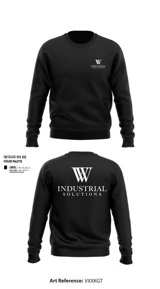 Crew Neck Sweatshirt, WV Industrial Solutions, , Teamtime, Team time, sublimation, custom sports apparel, team uniforms, spirit wear, spiritwear, sports uniforms, custom shirts, team store, custom team store, fundraiser sports, apparel fundraiser