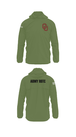 Windbreaker, OU Army ROTC, Army, Teamtime, Team time, sublimation, custom sports apparel, team uniforms, spirit wear, spiritwear, sports uniforms, custom shirts, team store, custom team store, fundraiser sports, apparel fundraiser