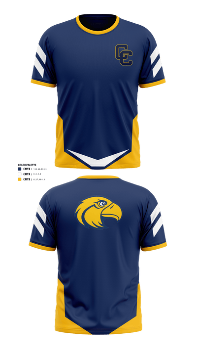 Columbia Central Senior High School Golf 32326931 Short Sleeve Performance Shirt - 40