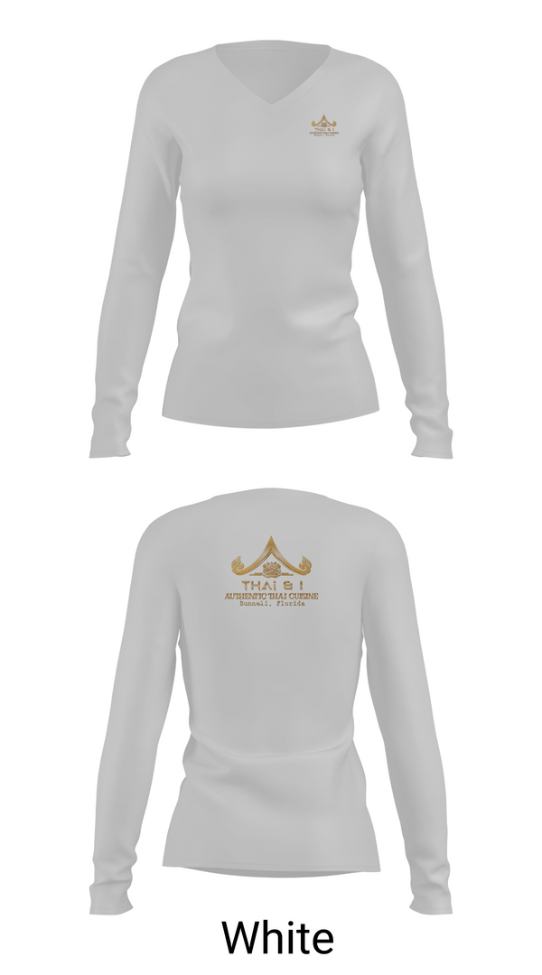 Womens Long Sleeve Vneck Shirt, Thai & I, , Teamtime, Team time, sublimation, custom sports apparel, team uniforms, spirit wear, spiritwear, sports uniforms, custom shirts, team store, custom team store, fundraiser sports, apparel fundraiser