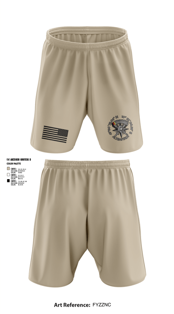 Athletic Shorts With Pockets, XI. Inspektion, Army, Teamtime, Team time, sublimation, custom sports apparel, team uniforms, spirit wear, spiritwear, sports uniforms, custom shirts, team store, custom team store, fundraiser sports, apparel fundraiser