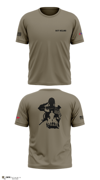 Short Sleeve Performance Shirt, SGT Nelms, National Guard, Teamtime, Team time, sublimation, custom sports apparel, team uniforms, spirit wear, spiritwear, sports uniforms, custom shirts, team store, custom team store, fundraiser sports, apparel fundraiser