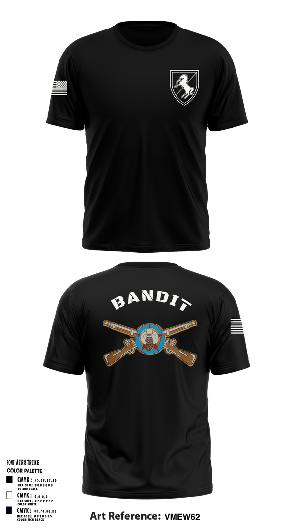 Old School Cotton Feel Shirt, Bandit TroopBandit Troop 2.0, Army, Teamtime, Team time, sublimation, custom sports apparel, team uniforms, spirit wear, spiritwear, sports uniforms, custom shirts, team store, custom team store, fundraiser sports, apparel fundraiser