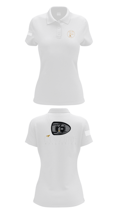 First Line Ballistics 3803931 Women's Short Sleeve Performance Polo  - 17