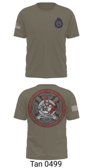 Old School Cotton Feel Shirt, GFR Station 3, Fire Department, Teamtime, Team time, sublimation, custom sports apparel, team uniforms, spirit wear, spiritwear, sports uniforms, custom shirts, team store, custom team store, fundraiser sports, apparel fundraiser