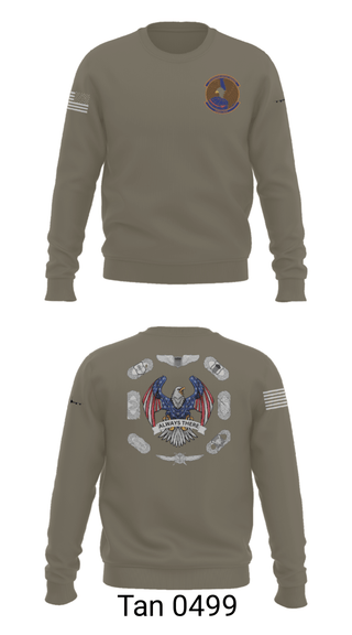 Crew Neck Sweatshirt, 22nd OSS, Air Force, Teamtime, Team time, sublimation, custom sports apparel, team uniforms, spirit wear, spiritwear, sports uniforms, custom shirts, team store, custom team store, fundraiser sports, apparel fundraiser