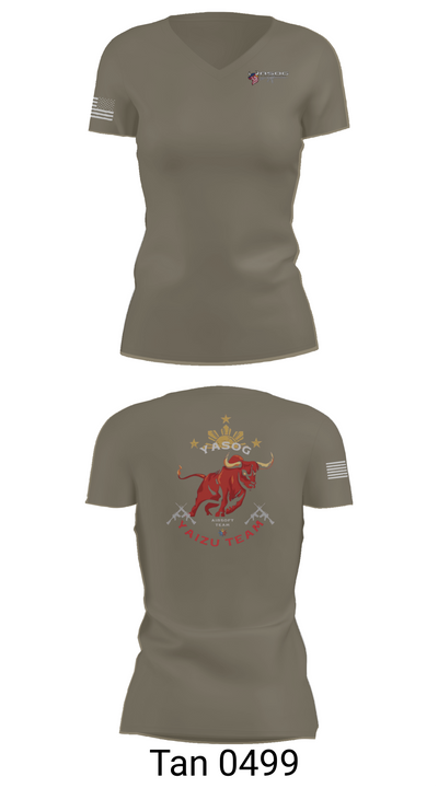 Yasog 23653280 Women's Short Sleeve V-neck Shirt - 68