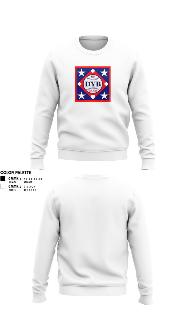 Crew Neck Sweatshirt, Diamond Youth Softball, Softball, Teamtime, Team time, sublimation, custom sports apparel, team uniforms, spirit wear, spiritwear, sports uniforms, custom shirts, team store, custom team store, fundraiser sports, apparel fundraiser