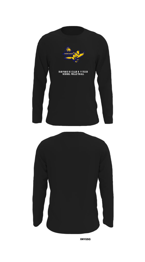 Long Sleeve Performance Shirt, Harvard H Ellis R V Tech School Volleyball, Women's Volleyball, Teamtime, Team time, sublimation, custom sports apparel, team uniforms, spirit wear, spiritwear, sports uniforms, custom shirts, team store, custom team store, fundraiser sports, apparel fundraiser