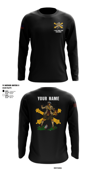 Long Sleeve Performance Shirt, Bravo 1-119th FA, , Teamtime, Team time, sublimation, custom sports apparel, team uniforms, spirit wear, spiritwear, sports uniforms, custom shirts, team store, custom team store, fundraiser sports, apparel fundraiser