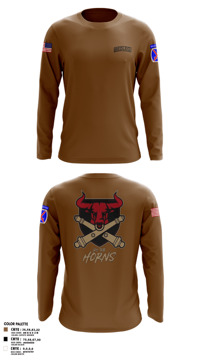BRAVO BULLS 37560351 Long Sleeve Performance Polo - 4