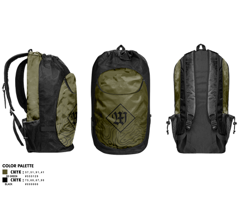 Gear Bag, Whiskey Alpha Zulu, , Teamtime, Team time, sublimation, custom sports apparel, team uniforms, spirit wear, spiritwear, sports uniforms, custom shirts, team store, custom team store, fundraiser sports, apparel fundraiser
