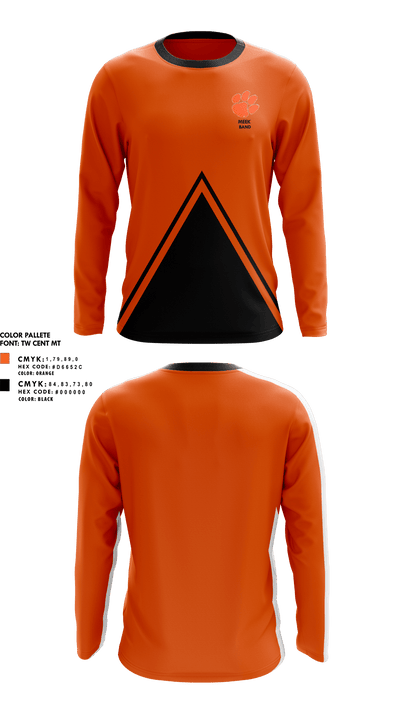 Meek High School Band 24198428 Long Sleeve Performance Shirt - 1 (1)