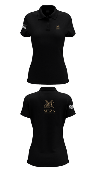 Womens Short Sleeve Performance Polo, Meza Construction LLC, , Teamtime, Team time, sublimation, custom sports apparel, team uniforms, spirit wear, spiritwear, sports uniforms, custom shirts, team store, custom team store, fundraiser sports, apparel fundraiser