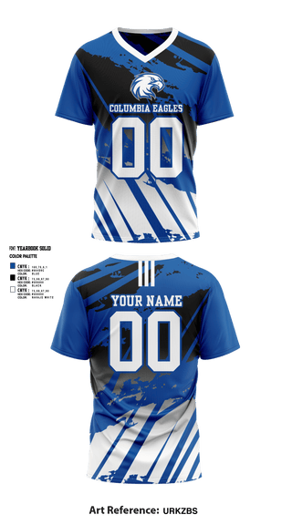 Mens Soccer Jersey, Columbia Eagles, Men's Soccer, Teamtime, Team time, sublimation, custom sports apparel, team uniforms, spirit wear, spiritwear, sports uniforms, custom shirts, team store, custom team store, fundraiser sports, apparel fundraiser