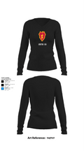 25th ID 51573122 Women's Long Sleeve V-neck Shirt - 22