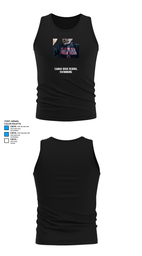 Tank Top, Camas High School Swimming, Swimming, Teamtime, Team time, sublimation, custom sports apparel, team uniforms, spirit wear, spiritwear, sports uniforms, custom shirts, team store, custom team store, fundraiser sports, apparel fundraiser