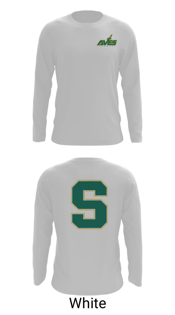 Long Sleeve Performance Shirt, Sycamore Junior High School Lacrosse, Men's Lacrosse, Teamtime, Team time, sublimation, custom sports apparel, team uniforms, spirit wear, spiritwear, sports uniforms, custom shirts, team store, custom team store, fundraiser sports, apparel fundraiser