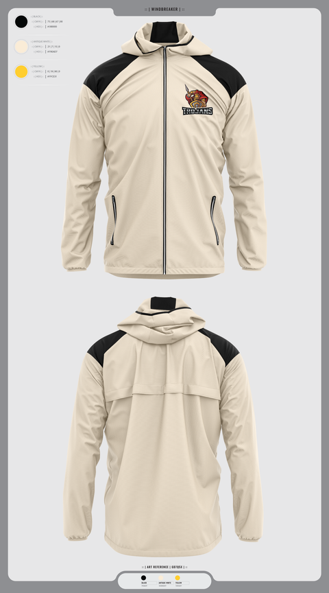 Windbreaker, TROJANS, Wrestling, Teamtime, Team time, sublimation, custom sports apparel, team uniforms, spirit wear, spiritwear, sports uniforms, custom shirts, team store, custom team store, fundraiser sports, apparel fundraiser