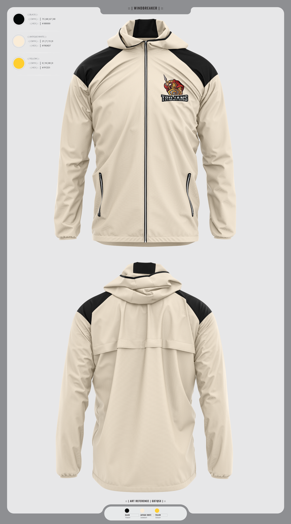 Windbreaker, TROJANS, Wrestling, Teamtime, Team time, sublimation, custom sports apparel, team uniforms, spirit wear, spiritwear, sports uniforms, custom shirts, team store, custom team store, fundraiser sports, apparel fundraiser