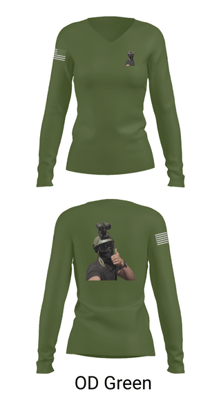 Womens Long Sleeve Vneck Shirt, 1st marine divison, , Teamtime, Team time, sublimation, custom sports apparel, team uniforms, spirit wear, spiritwear, sports uniforms, custom shirts, team store, custom team store, fundraiser sports, apparel fundraiser