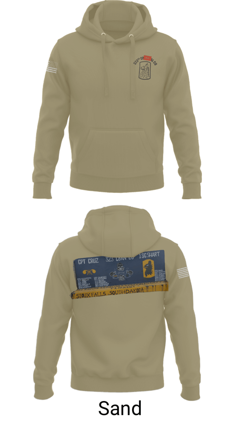 Hoodie, 323 chem maint, Army, Teamtime, Team time, sublimation, custom sports apparel, team uniforms, spirit wear, spiritwear, sports uniforms, custom shirts, team store, custom team store, fundraiser sports, apparel fundraiser