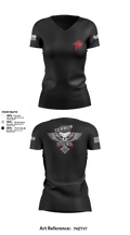 Terro Squad 89875983 Women's Short Sleeve V-neck Shirt - 3