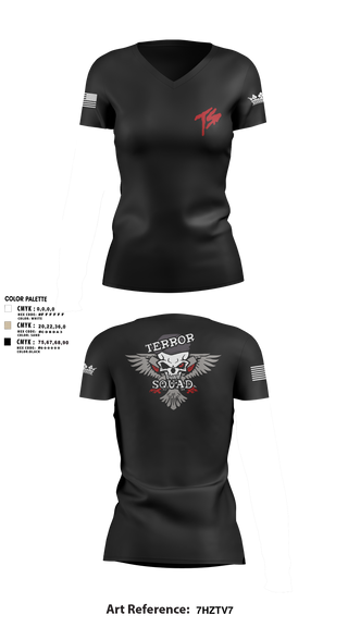Womens Short Sleeve Vneck Shirt, Terro Squad, Army, Teamtime, Team time, sublimation, custom sports apparel, team uniforms, spirit wear, spiritwear, sports uniforms, custom shirts, team store, custom team store, fundraiser sports, apparel fundraiser
