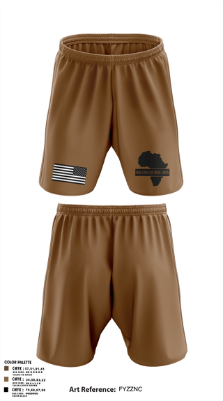 Athletic Shorts With Pockets, HHC 328th BSB, National Guard, Teamtime, Team time, sublimation, custom sports apparel, team uniforms, spirit wear, spiritwear, sports uniforms, custom shirts, team store, custom team store, fundraiser sports, apparel fundraiser